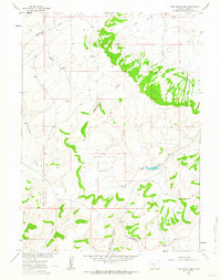 Pine Grove Ranch 1961 topographic map thumbnail