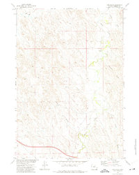 Pine Gulch 1972 topographic map thumbnail