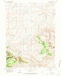 Pine Hill 1961 topographic map thumbnail