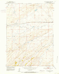 Pine Mountain SW 1951 topographic map thumbnail