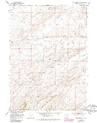 Pine Mountain SW 1951 topographic map thumbnail