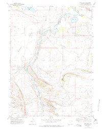 Pine Ridge 1971 topographic map preview