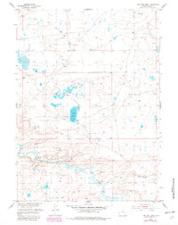 Pine Tree Ridge 1955 topographic map thumbnail