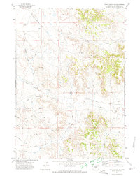 Piney Canyon NW 1971 topographic map thumbnail