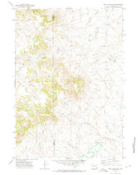 Piney Canyon SE 1971 topographic map thumbnail