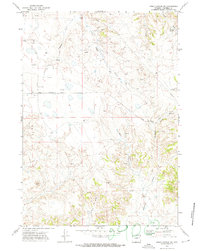 Piney Canyon SW 1971 topographic map thumbnail
