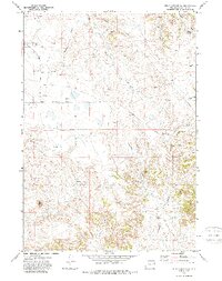 Piney Canyon SW 1971 topographic map thumbnail