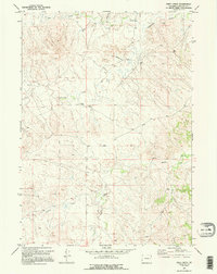 Piney Creek 1970 topographic map thumbnail