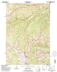 Plenty Coups Peak 1991 topographic map thumbnail
