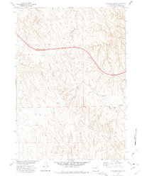 Ploessers Draw 1972 topographic map thumbnail