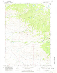 Pocket Creek Lake 1969 topographic map thumbnail