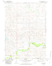 Poddy Creek 1982 topographic map thumbnail