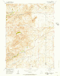 Poe Mountain 1955 topographic map thumbnail