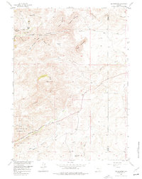 Poe Mountain 1955 topographic map thumbnail