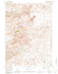Poe Mountain 1955 topographic map thumbnail