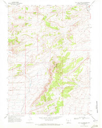 Point Of Rocks SE 1968 topographic map thumbnail