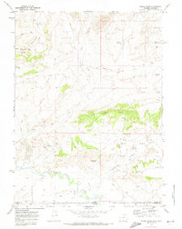Poison Basin 1970 topographic map thumbnail