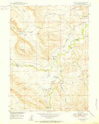 Poison Lake 1950 topographic map thumbnail