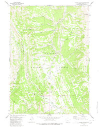 Poison Meadows 1980 topographic map thumbnail