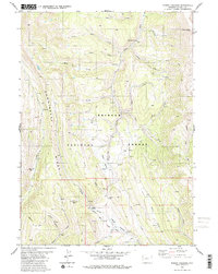 Poison Meadows 1980 topographic map thumbnail