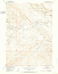Poison Spider 1951 topographic map thumbnail