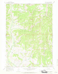 Pole Creek 1967 topographic map thumbnail