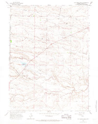 Pole Creek Ranch 1963 topographic map thumbnail