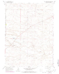 Pole Creek Ranch 1963 topographic map thumbnail