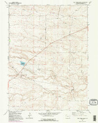Pole Creek Ranch 1991 topographic map thumbnail