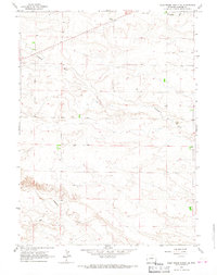 Pole Creek Ranch SE 1963 topographic map thumbnail