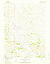 Pole Gulch 1961 topographic map thumbnail