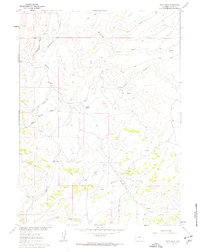 Pole Gulch 1961 topographic map preview
