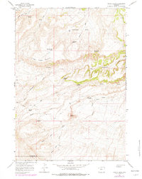 Potato Butte 1965 topographic map thumbnail