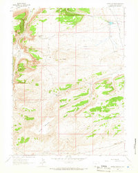 Potter Mountain 1963 topographic map thumbnail