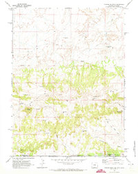 Powder Mountain 1970 topographic map thumbnail
