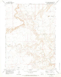 Powder Mountain NE 1970 topographic map thumbnail