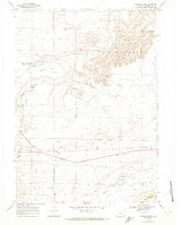 Powder River 1968 topographic map thumbnail