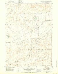 Pratts Soda Lakes 1950 topographic map thumbnail