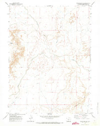 Prehistoric Rim 1970 topographic map thumbnail
