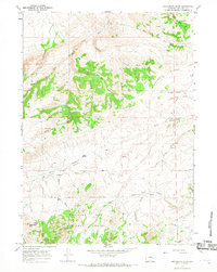 Protsmans Knob 1964 topographic map thumbnail