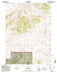 Protsmans Knob 1992 topographic map thumbnail