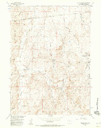 Puddle Springs 1957 topographic map thumbnail