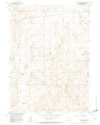 Puddle Springs 1957 topographic map thumbnail