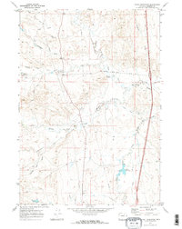 Purdy Reservoir 1970 topographic map preview