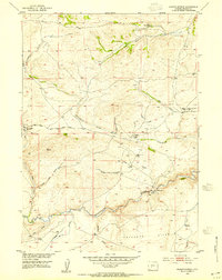 Radium Springs 1953 topographic map thumbnail