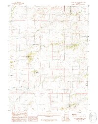 Ragged Top Mountain 1987 topographic map thumbnail