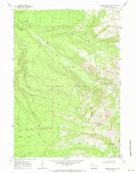 Rammel Mountain 1968 topographic map thumbnail