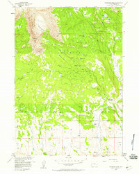 Ramshorn Peak 1956 topographic map thumbnail