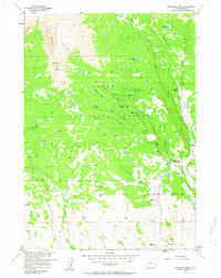 Ramshorn Peak 1956 topographic map thumbnail