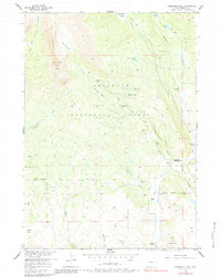 Ramshorn Peak 1956 topographic map thumbnail